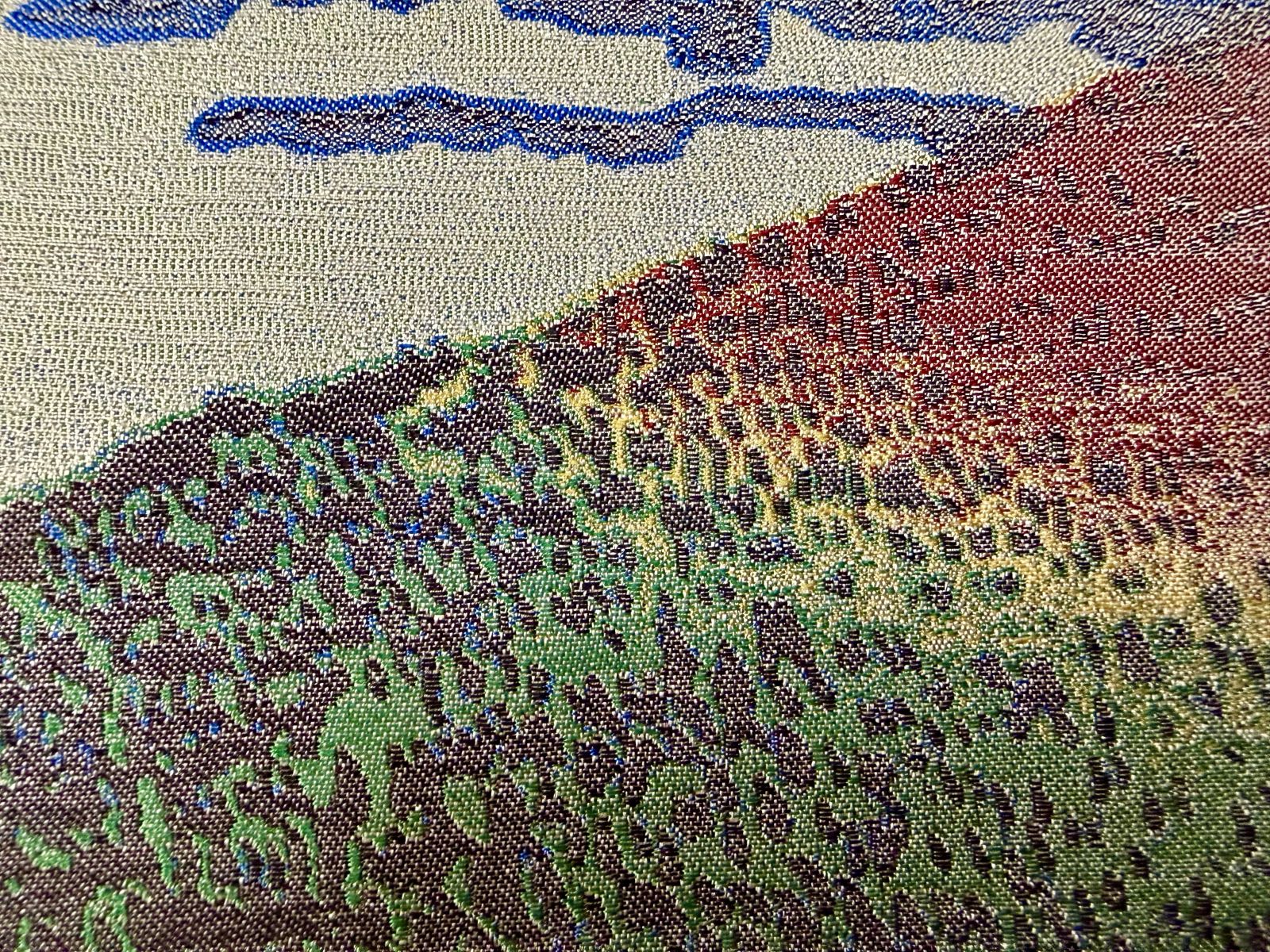 写真織絵画『冨嶽三十六景 凱風快晴（赤富士）