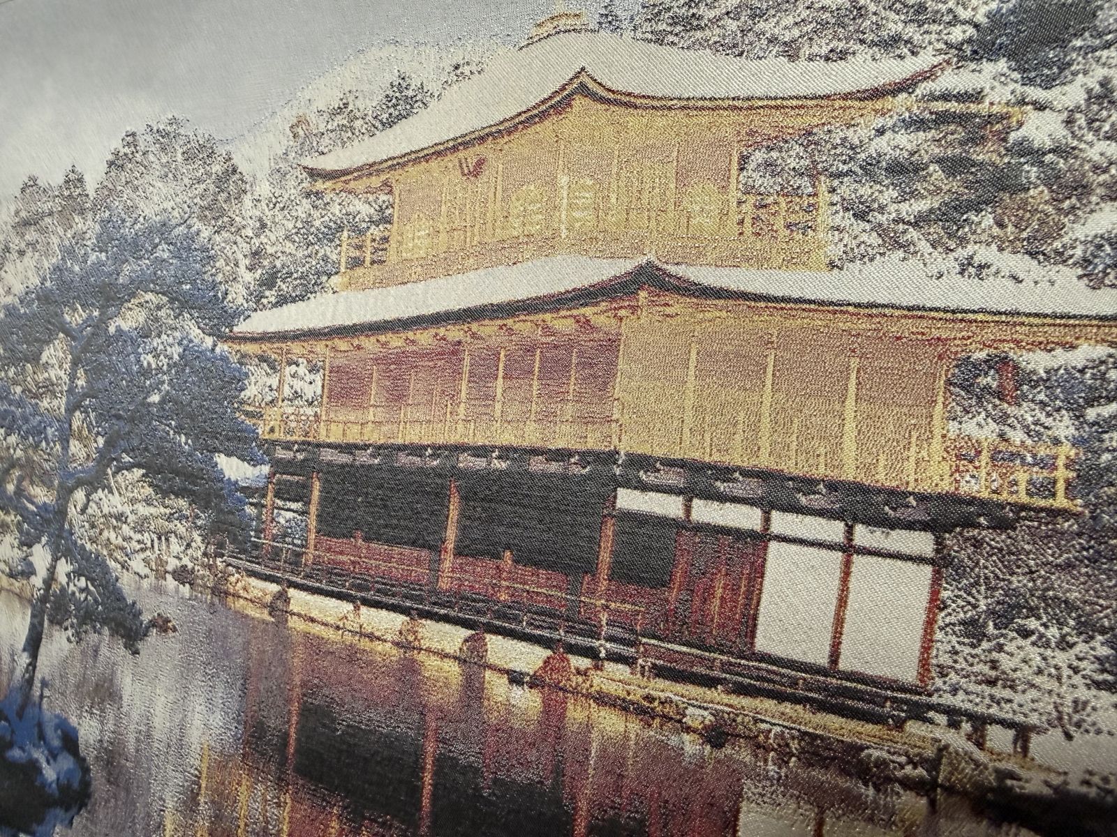 写真織絵画(金閣寺)