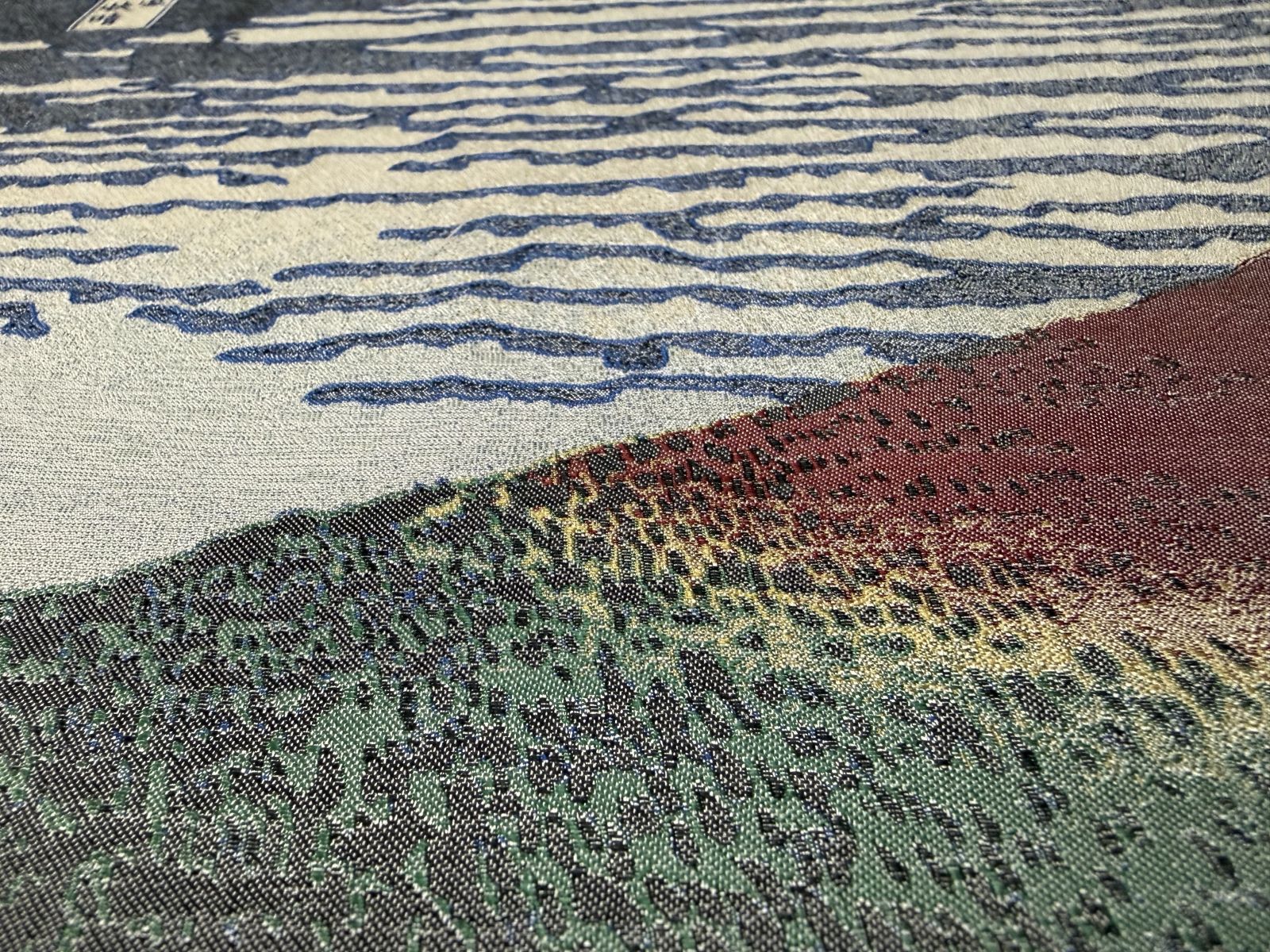 写真織絵画『冨嶽三十六景 凱風快晴（赤富士）