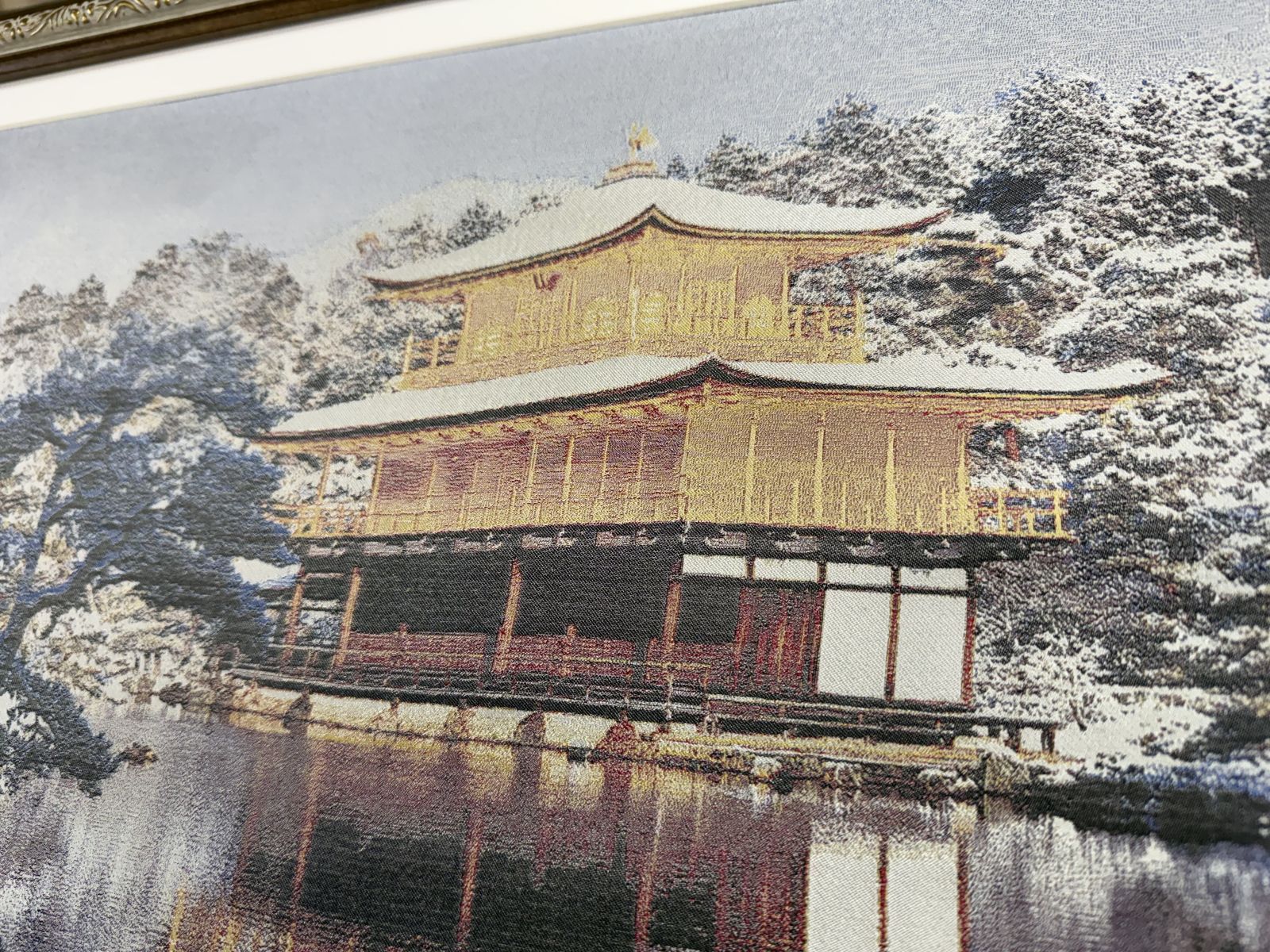写真織絵画(金閣寺)