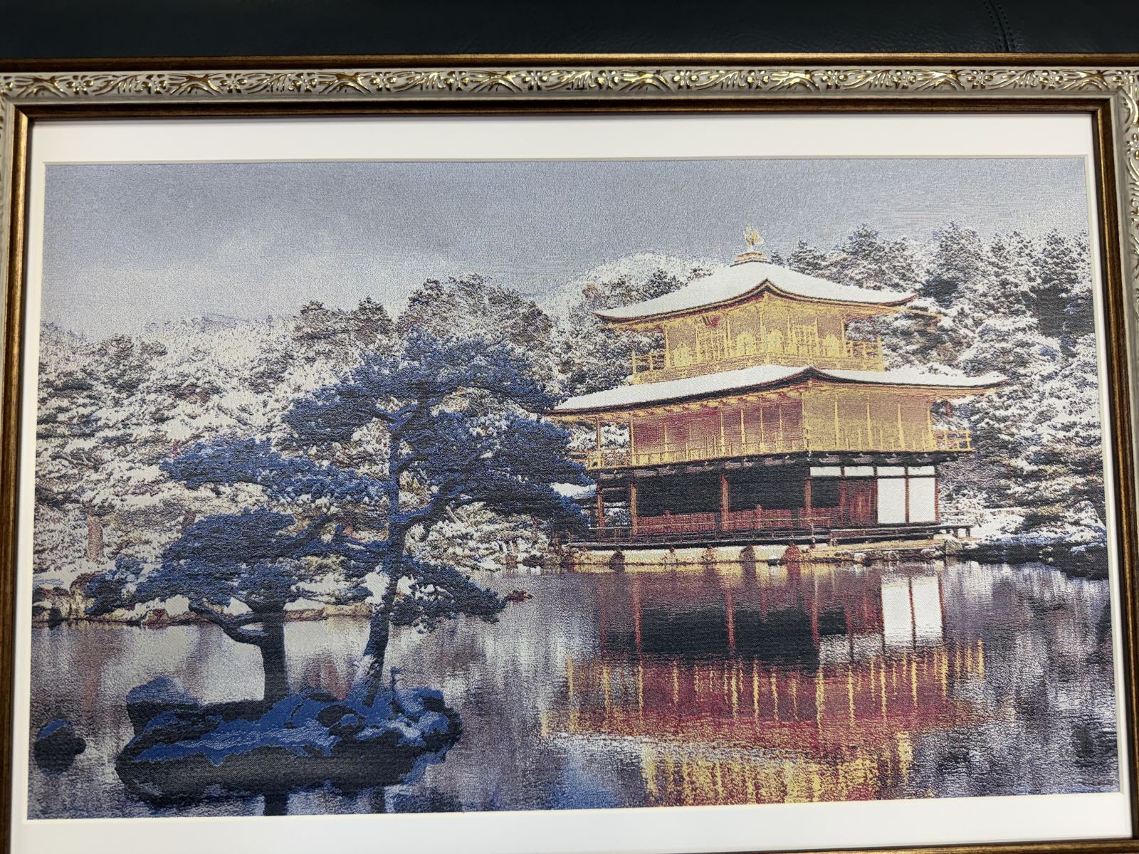 写真織絵画(金閣寺)