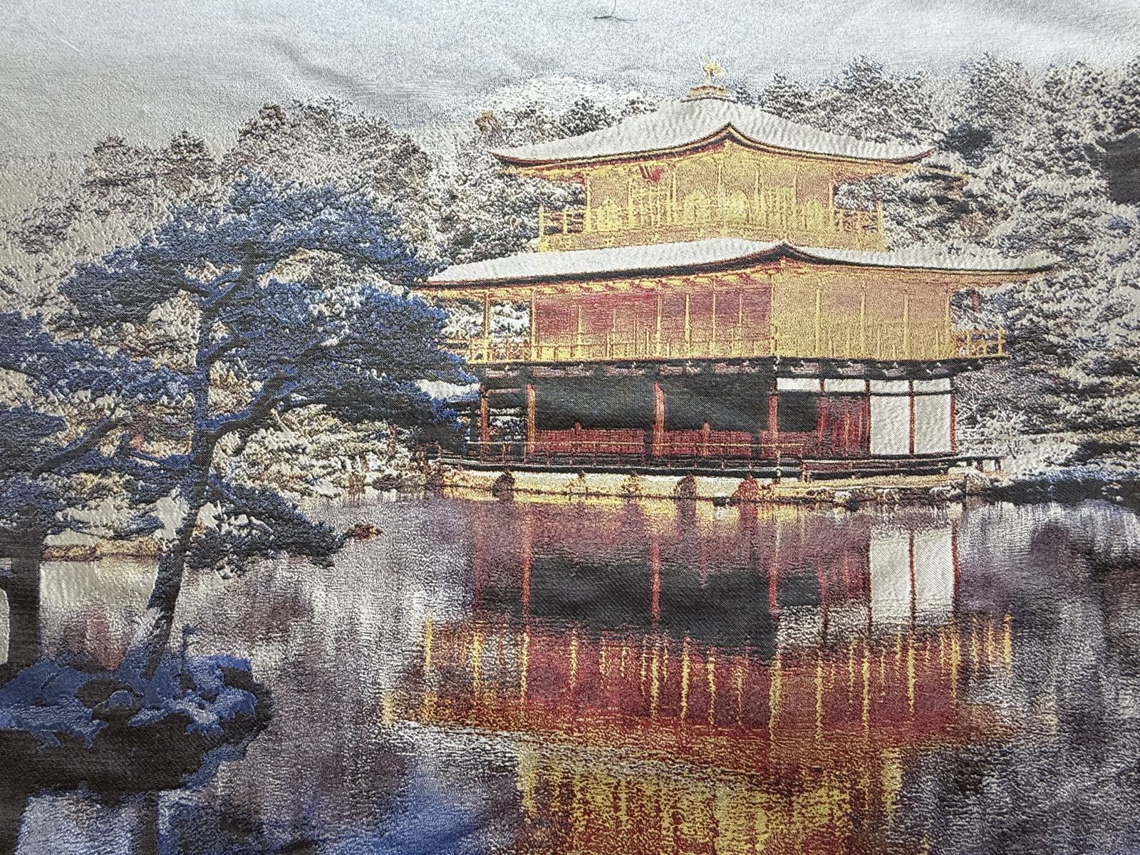 写真織絵画(金閣寺)