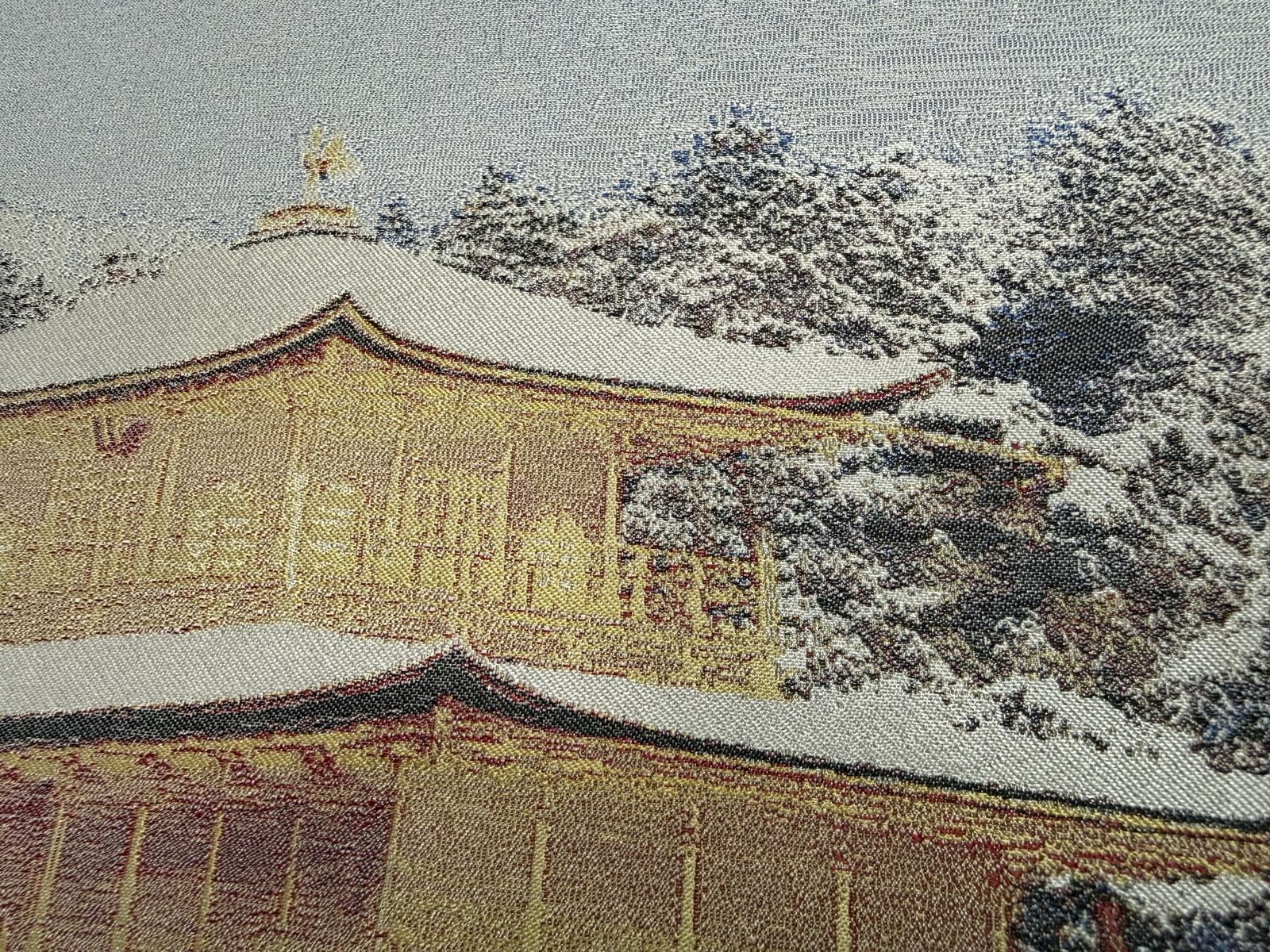 写真織絵画(金閣寺)